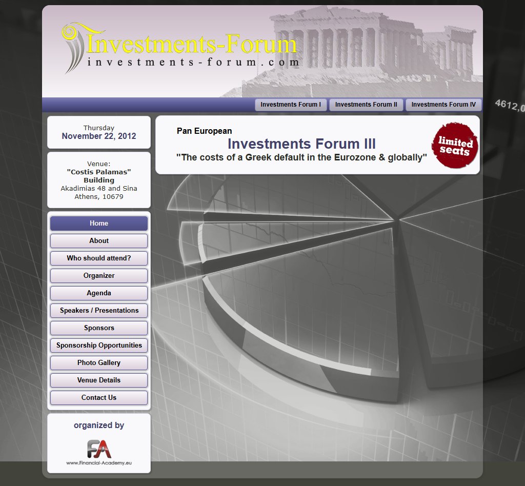 Investments Forum III