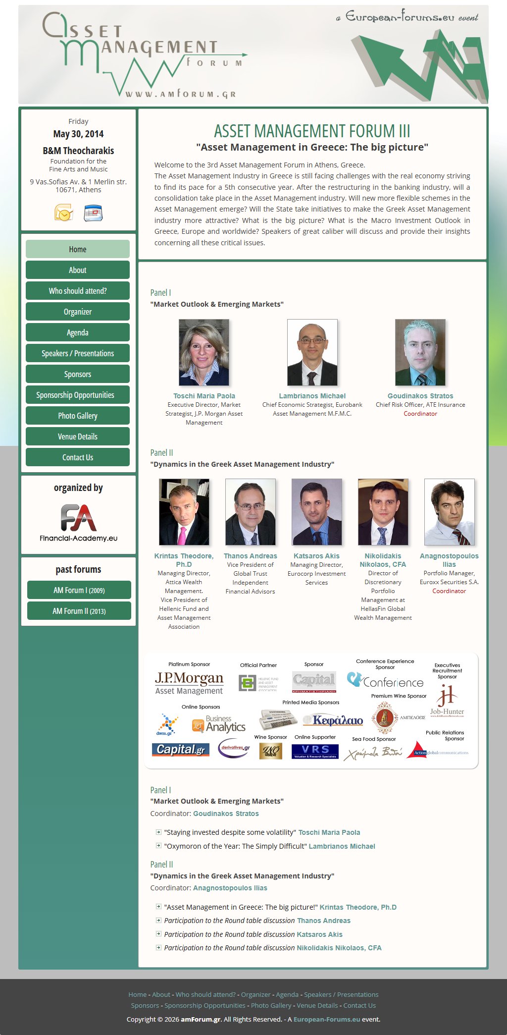 Asset Management Forum III