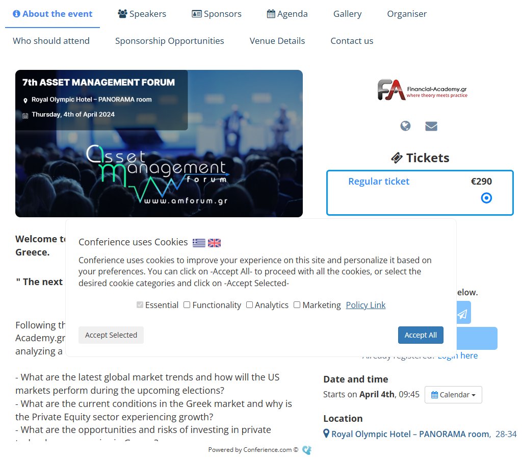 Asset Management Forum VI
